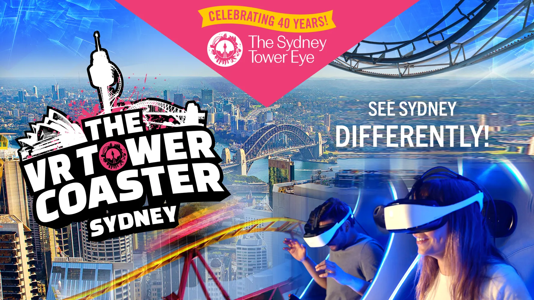 VR Tower Coaster Experience | Sydney Tower Eye