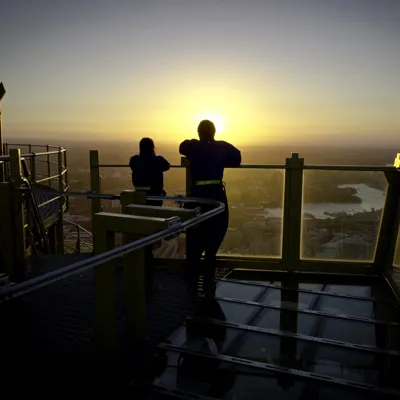 Skywalk Sunset Valentine's Day