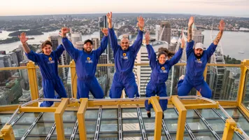 Bondi Ink SKYWALK L R Zachary Spiros Aiden Prince Christopher Moit Cristina Martinez Aaron Prego JUMP