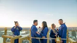 Grace Yu And Leo Liao With Chloe Li And Darcy Donoghue On Sydney Tower Eye For Chinese Valentines Day With Deyu Jiang On Flute3