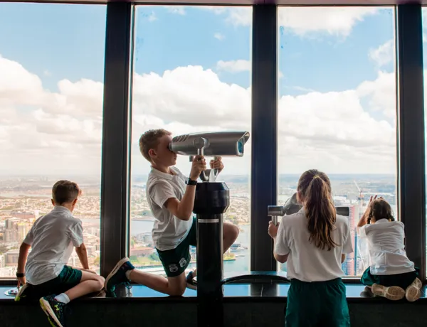 STE Students Looking Out 765 X 700
