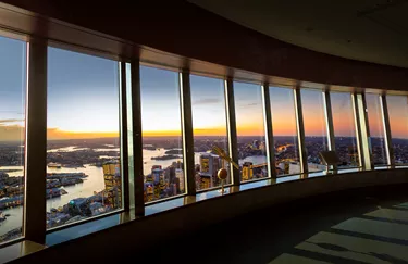 Sunset Observation Deck Interior Sydney Tower Eye