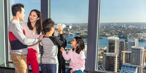 Family on Observation Deck