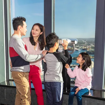 Family on Observation Deck