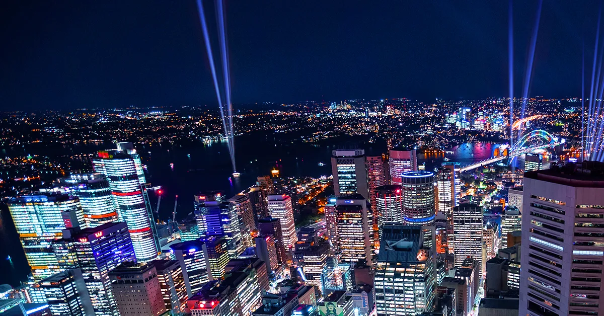 Vivid SKWALK Sydney Views